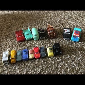 Assorted Disney Pixar Cars Toys and Story Book
